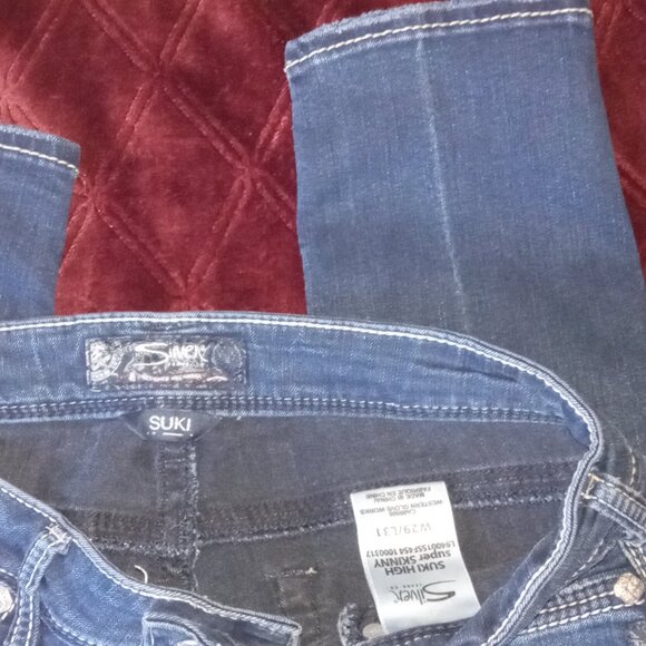 W29/L31 Silver's Suki-High Super Skinny Denim - Picture 4 of 4